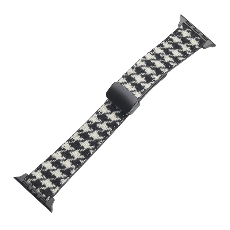 Зимний тканевый + подлинный ремешок из коровьей кожи для Apple Watch Series 10 Ultra 9 8 7 SE 6 5 4 3 2 1 46 мм 49 мм 45 мм 44 мм 42 мм - Стиль А