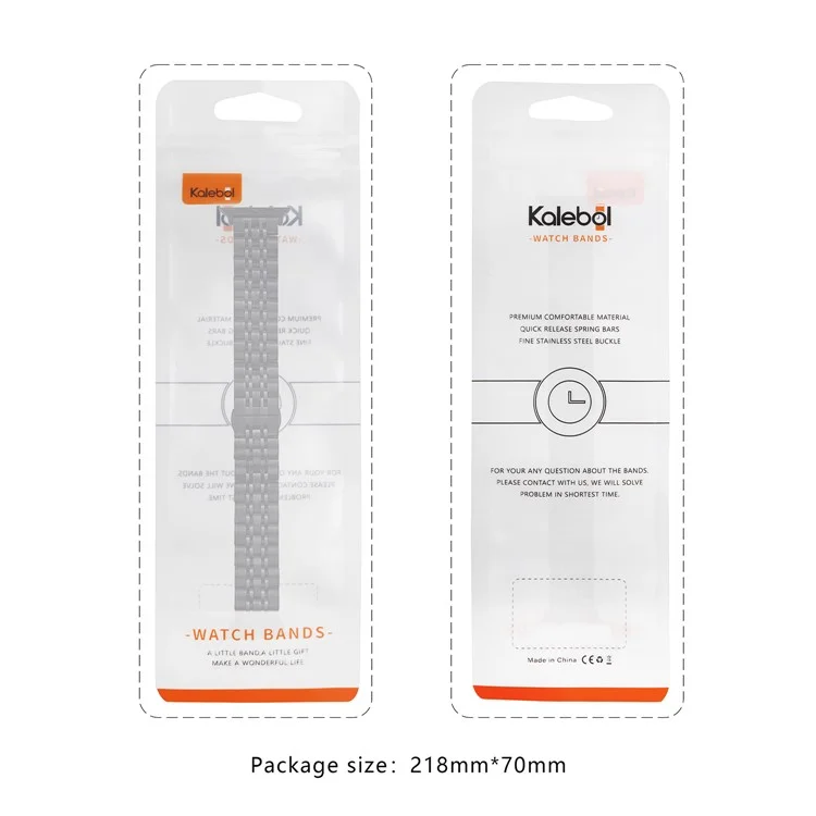 Bracelet en acier inoxydable KALEBOL pour Apple Watch Series 10 Ultra 9 8 7 SE 6 5 4 3 2 1 46mm 49mm 45mm 44mm 42mm, boucle papillon - Noir