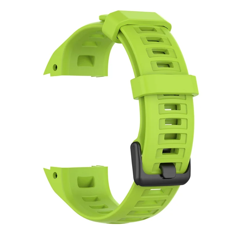 Silicone Watch Band for Garmin Instinct Tactical / Instinct Tide / Instinct 2 / Instinct Wrist Strap with Black Buckle - Lime