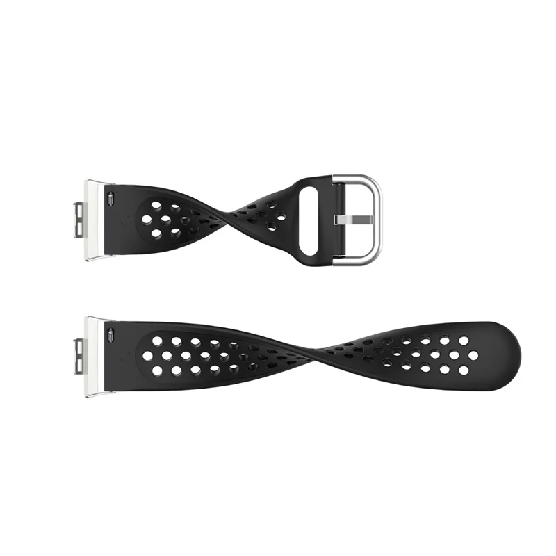 Soft Silicone Sport Watch Band Strap Replacement for Huawei Watch Fit - Black