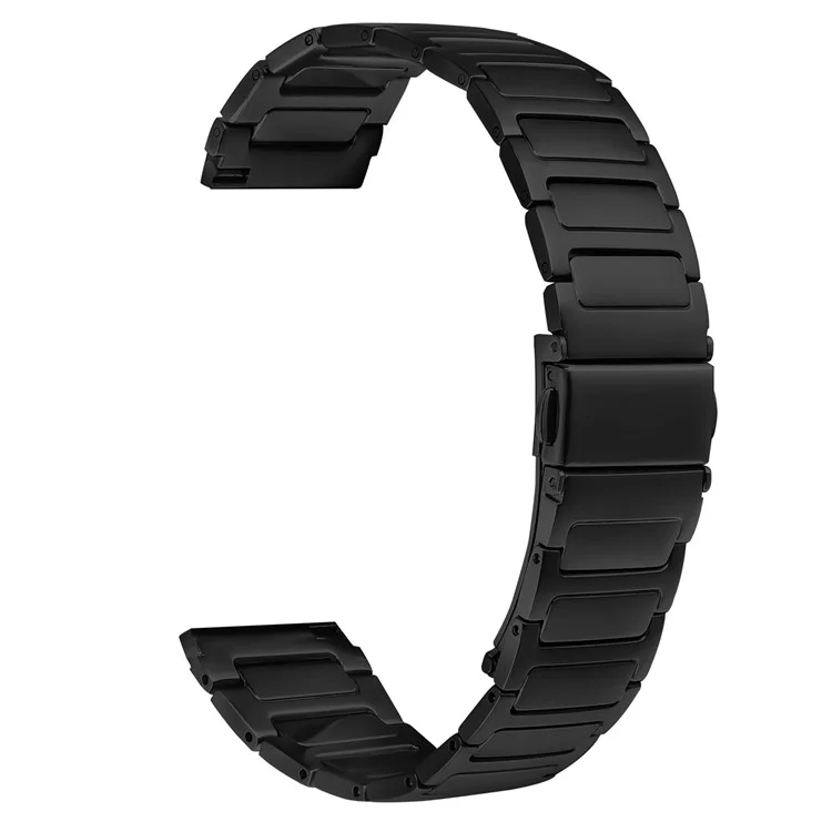 For Samsung Galaxy Watch 46mm Armband Adjustable Metal Watch Band Strap - Black