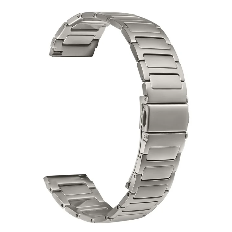 Pulseira de relógio de metal ajustável na cor de titânio para o Huawei Watch GT 3 Pro 46mm