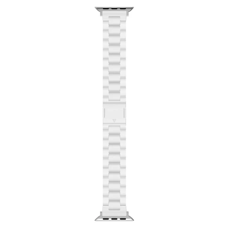 Cinturino per Apple Watch Serie 10 9 8 7 SE 6 5 4 3 2 1 42mm 41mm 40mm 38mm Chiusura magnetica Candy 3-Bead Wrist Strap - Bianco