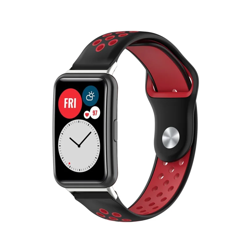 Bracelet Silicone Pour Montre Huawei TIA-B09 - 14 Couleurs Au Choix, Neuf Avec étiquettes, Unisexe Sport