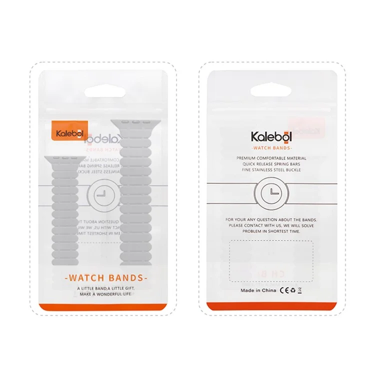 Cinturino magnetico in silicone KALEBOL per Apple Watch Series 10 Ultra 9 8 7 SE 6 5 4 3 2 1 da 46 mm, 49 mm, 45 mm, 44 mm, cinturino per orologio con giunto in bambù - Bianco + Azzurro Nebbioso