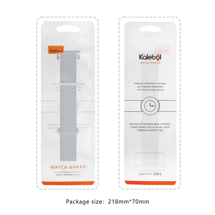 Нейлоновый ремешок для часов KALEBOL для Apple Watch Series 10 Ultra 9 8 7 SE 6 5 4 3 2 1 46мм 49мм 45мм 44мм 42мм - Storm Black
