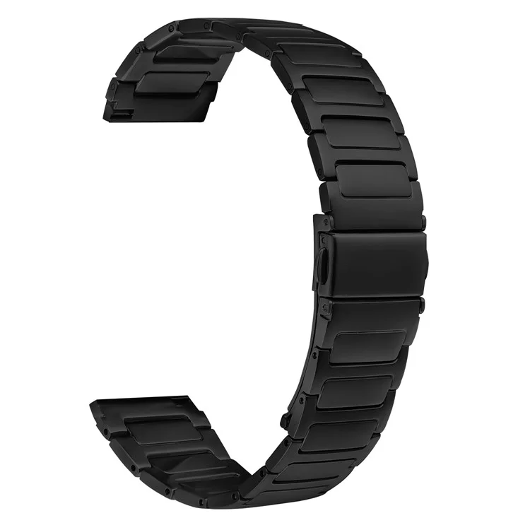 Per Huami Amazfit Bip 5 Cinturino in metallo Cinturino in acciaio inossidabile regolabile - Nero