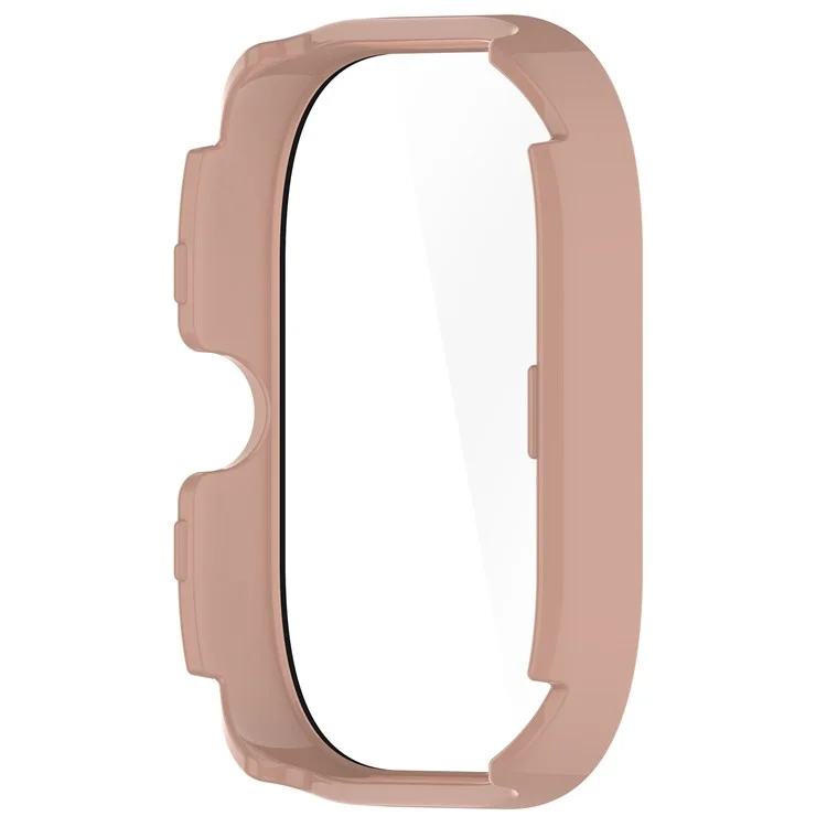 Per Xiaomi Redmi Watch 5 eSIM / Custodia per orologio 5 in PC rigido con pellicola protettiva in vetro temperato - Rosa