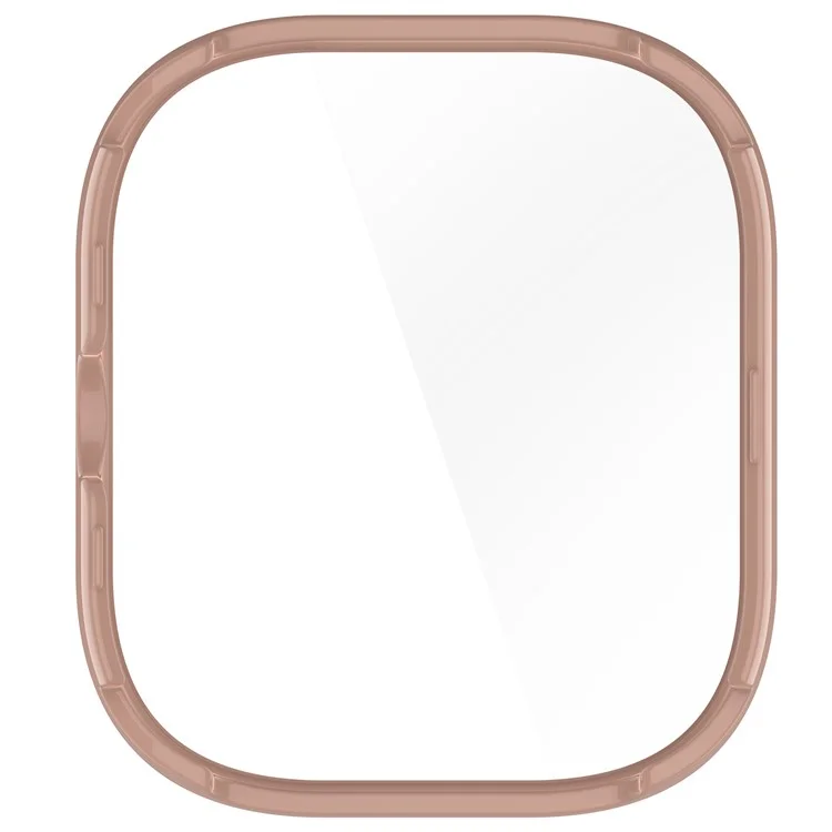 Per Xiaomi Redmi Watch 5 eSIM / Custodia per orologio 5 in PC rigido con pellicola protettiva in vetro temperato - Rosa