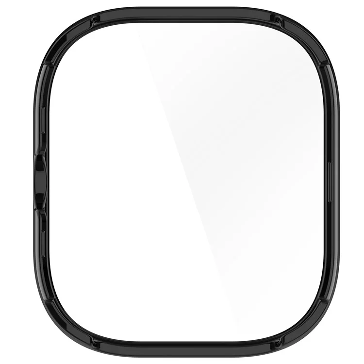 For Xiaomi Redmi Watch 5 eSIM  /  Watch 5 Watch Case Hard PC Protective Cover with Tempered Glass Screen Film - Black