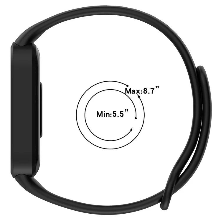 For Xiaomi Smart Band 9 Active / Redmi Band 3 Soft Silicone Integrated Wristband Watch Case - Starlight+Yellow