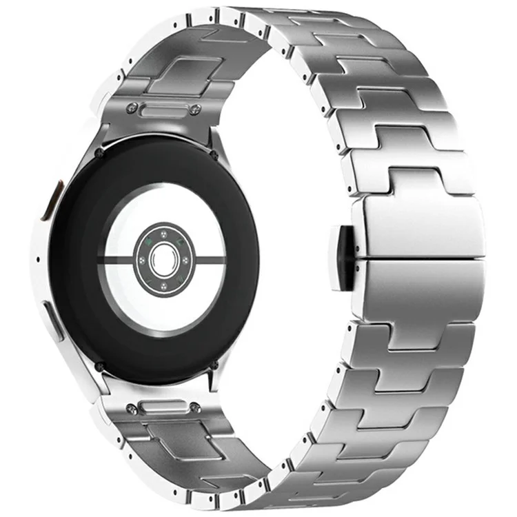 Ремешок для часов Samsung Galaxy Watch7 / Watch FE / Watch6 / Watch5 / Watch4 из нержавеющей стали - серебристый