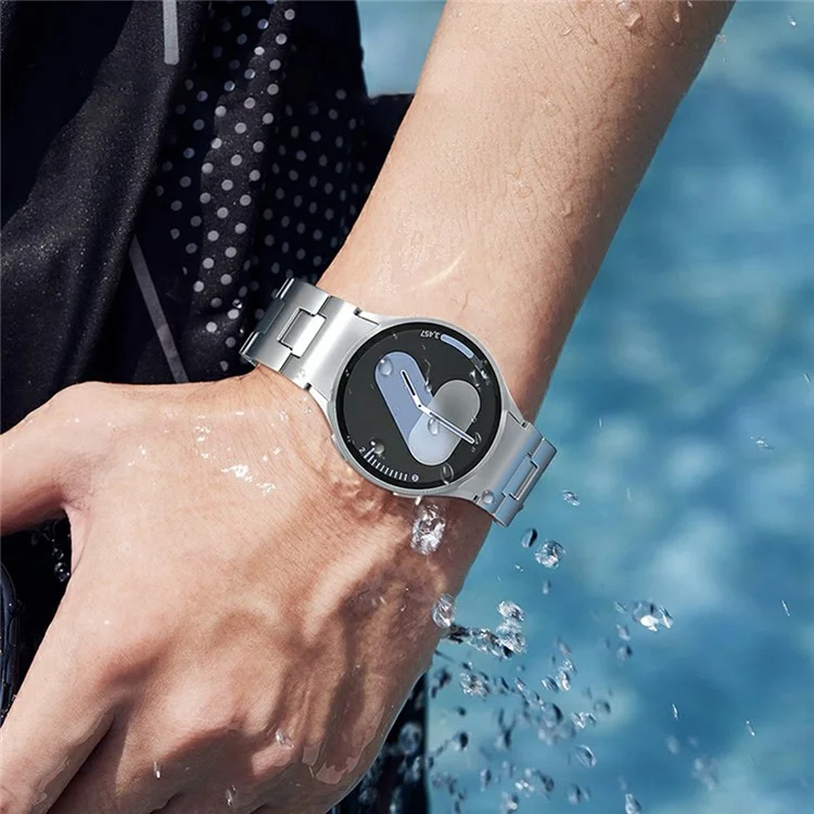 Ремешок для часов Samsung Galaxy Watch7 / Watch FE / Watch6 / Watch5 / Watch4 из нержавеющей стали - серебристый