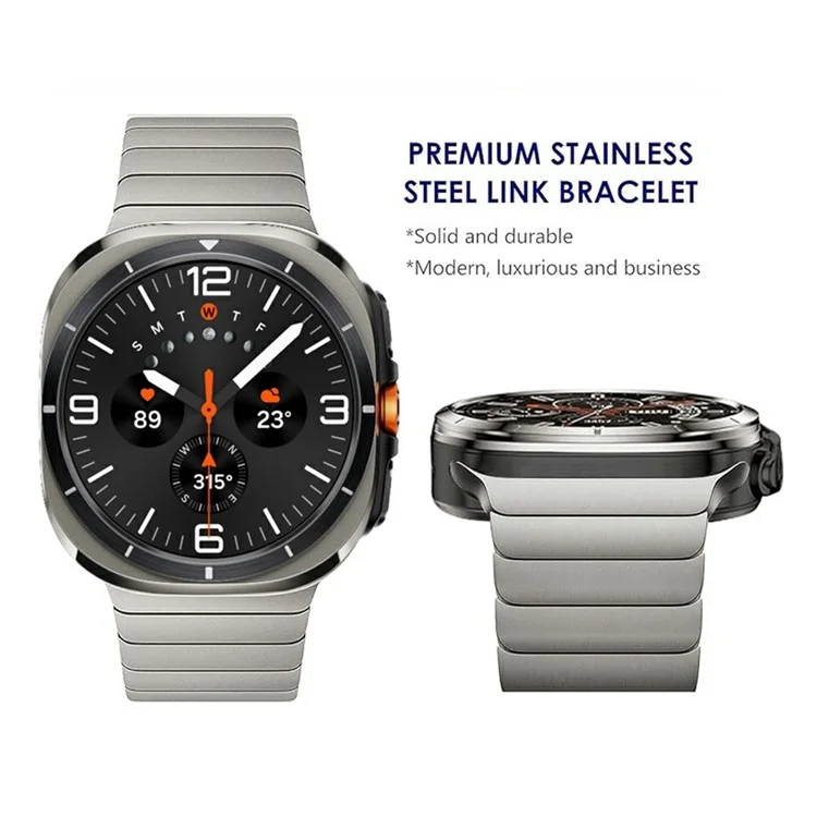 Bracelet de remplacement en alliage de titane pour Samsung Galaxy Watch Ultra 47 mm - Titane