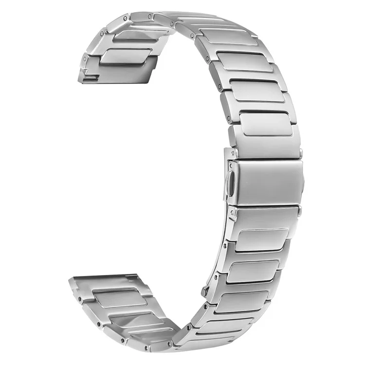 For Samsung Galaxy Watch Ultra 47mm Watch Band Silver Stainless Steel Metal Watch Strap