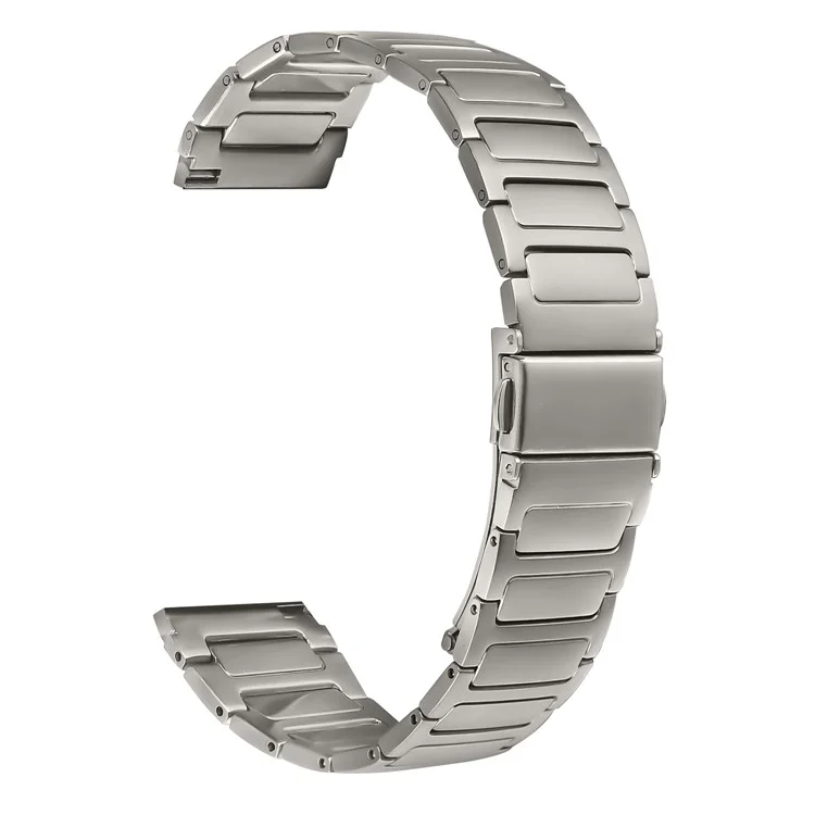 Pulseira de relógio de aço inoxidável ajustável de cor de titânio para o relógio Garmin Venu 2