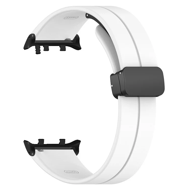 Für Huawei Watch D2 Magnetische Faltschnalle Silikon-Uhrenarmbandersatz - Weiß