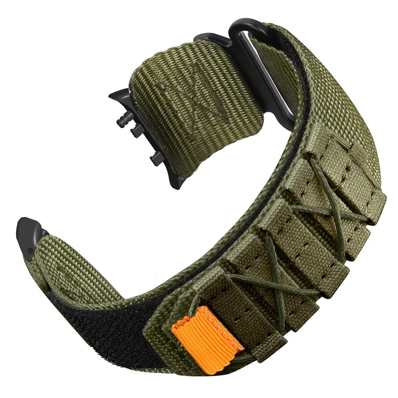 For Huawei Watch D2 Nylon Watch Band Magic Tape Replacement Strap Military Style - Army Green