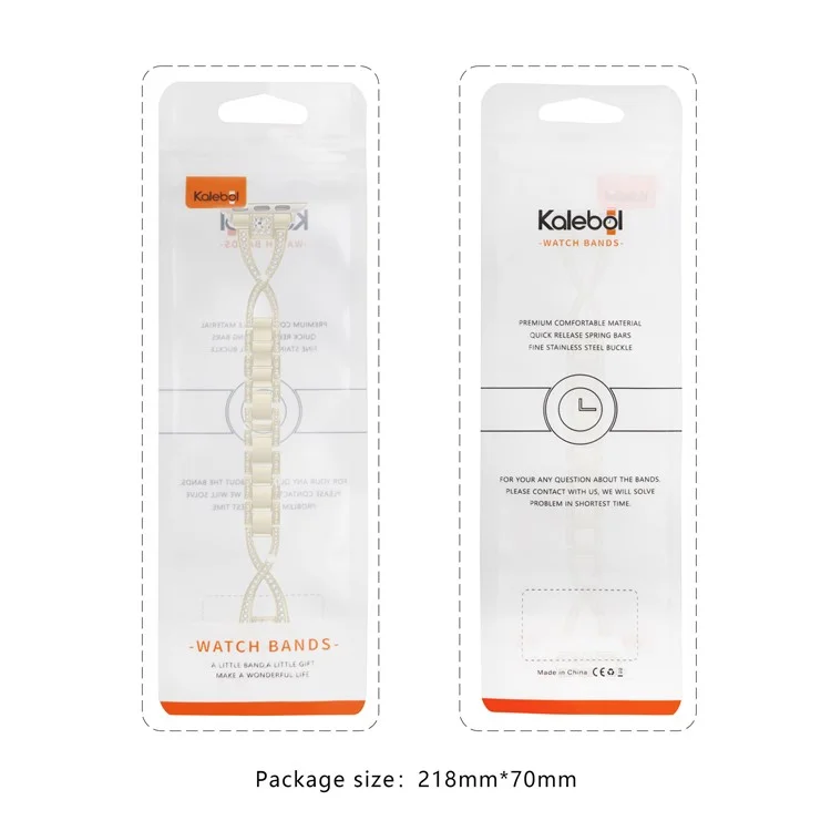 Браслет для часов KALEBOL Cross для Apple Watch Series 10 9 8 7 SE 6 5 4 3 2 1 42 мм 41 мм 40 мм 38 мм, сделанный из сплава цинка с кристаллами - золотой