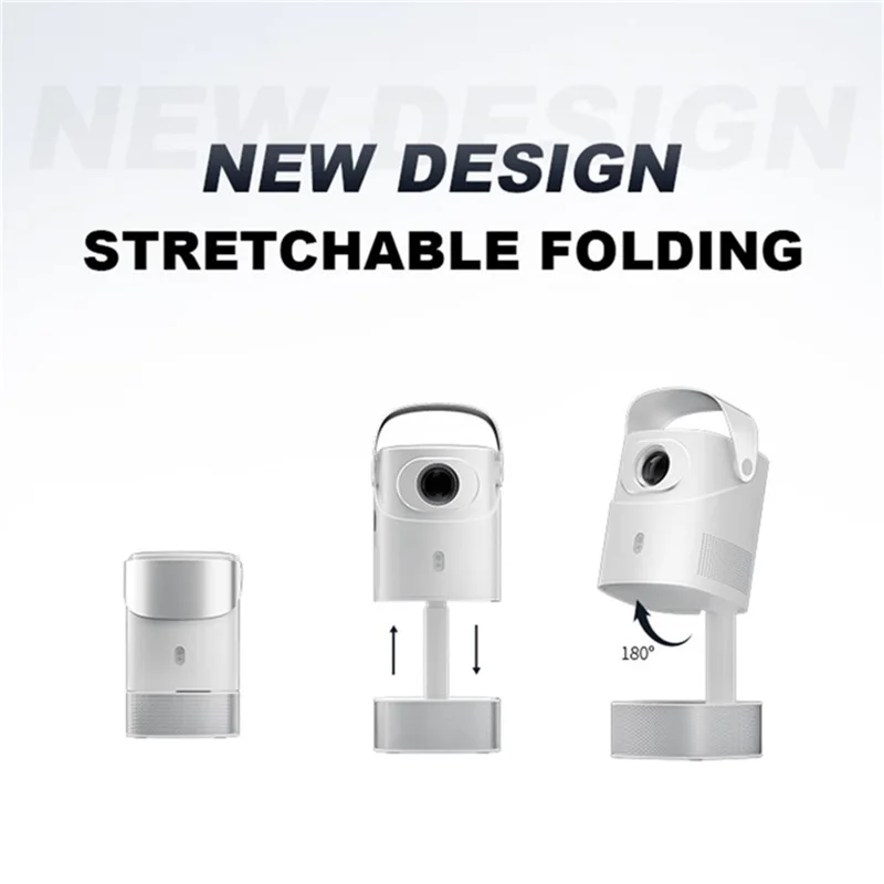 TS-9pro 1080P Projector with Hidden Bracket Auto Focus Keystone Correction Home Theater 1+8G - UK Plug