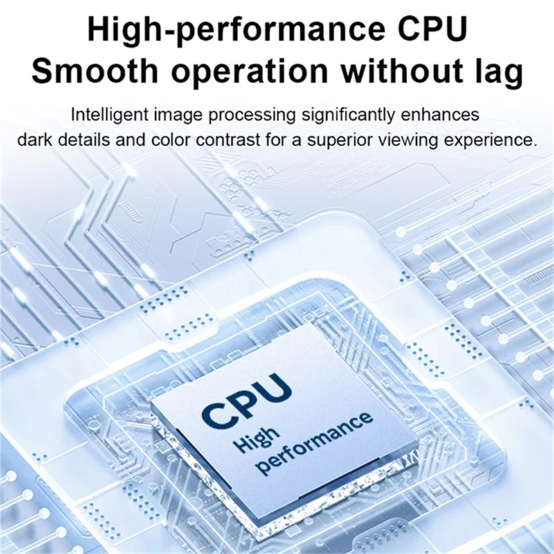 TS-9pro 1080P Projector with Hidden Bracket Auto Focus Keystone Correction Home Theater 1+8G - UK Plug