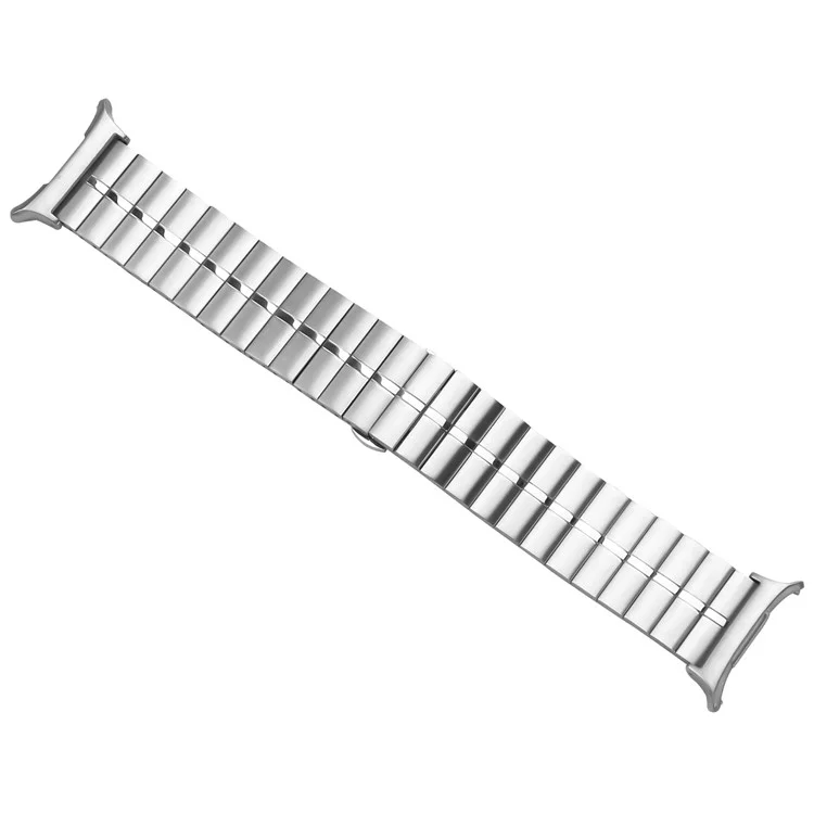 Cinturino per orologio per acquisti all'ingrosso per Samsung Galaxy Watch Ultra 47mm, in acciaio inossidabile argento, con fibbia a farfalla.