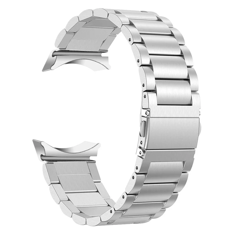 Massenkauf Ersatz-Armband für Samsung Galaxy Watch4 Classic / Watch4 Active Metallarmband 3 Perlen - Silber