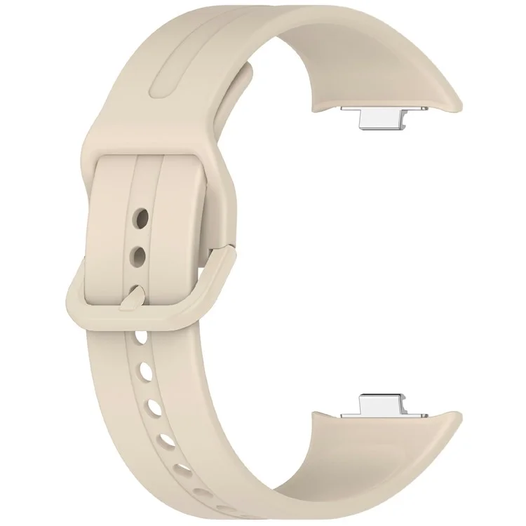 Silicone Strap for Xiaomi Smart Band 9 Pro  /  8 Pro  /  Redmi Watch 5 eSIM  /  5  /  4 Adjustable Watch Band - Starlight