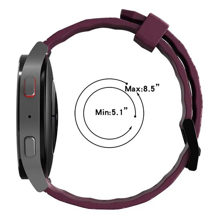 Массовая закупка 22-миллиметрового ремешка для часов для Samsung Galaxy Watch3 45 мм / Huami Amazfit Pace с футбольным узором из силикона - белый