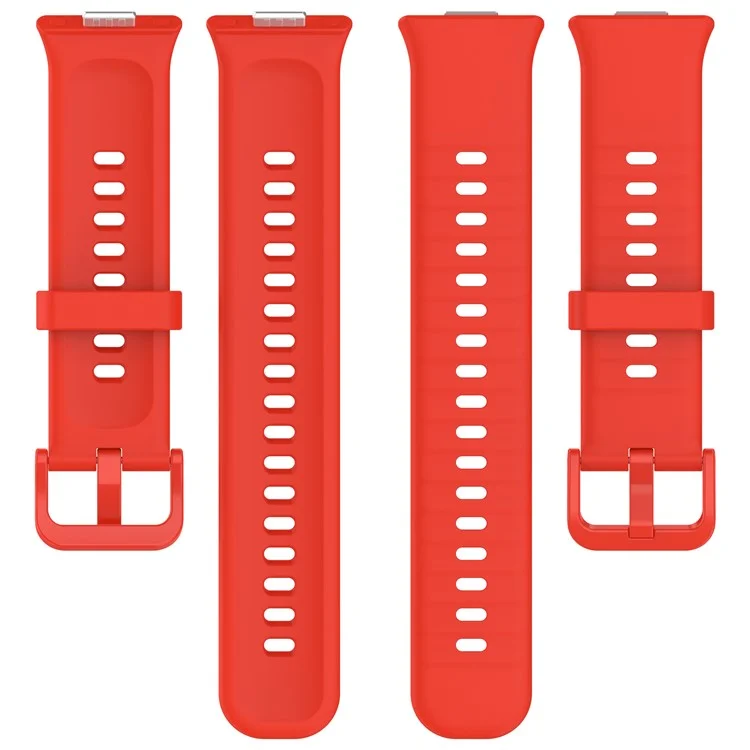 Bulk Purchasing For Huawei Watch Fit 3 Silicone Watch Band Wrist Strap with Color Matched Buckle - Black