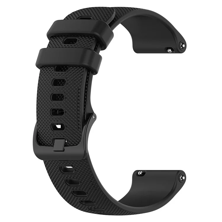 Compra em Quantidade de Pulseira de Substituição de 18mm para Garmin Venu 3S / 2S / Vivomove 3S Smartwatch - Textura em Grade - Preto