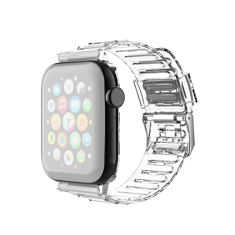 Softband TPU de rechange für Apple Watch Series 10 42mm / 9 8 7 41mm / 6 5 4 SE SE (2022) SE (2023) 40mm / 3 2 1 38mm - Transparent 