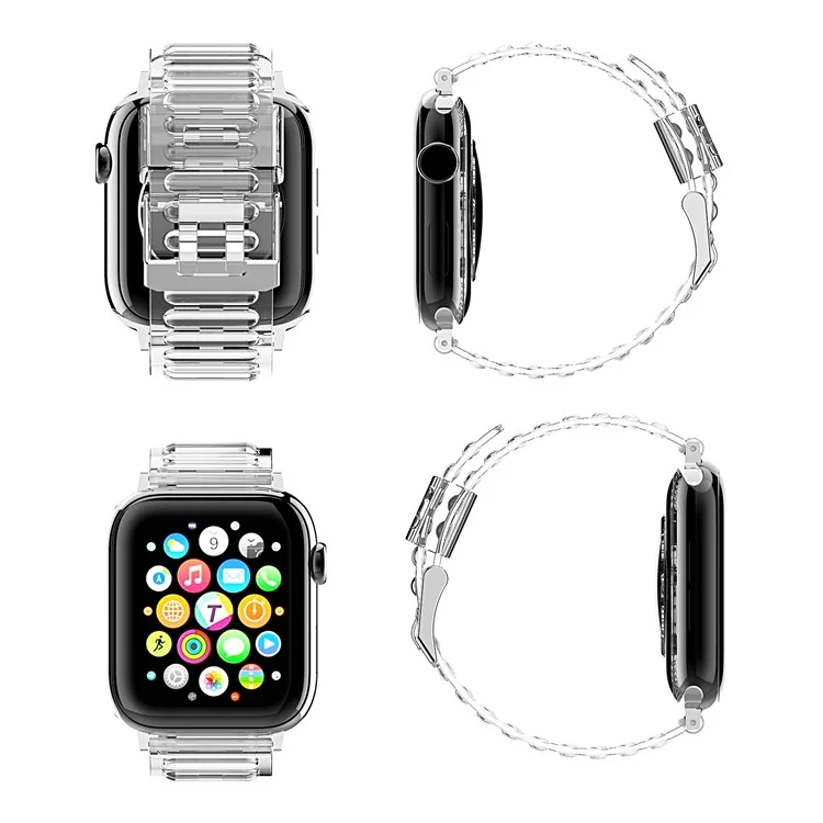 Softband TPU de rechange für Apple Watch Series 10 42mm / 9 8 7 41mm / 6 5 4 SE SE (2022) SE (2023) 40mm / 3 2 1 38mm - Transparent 