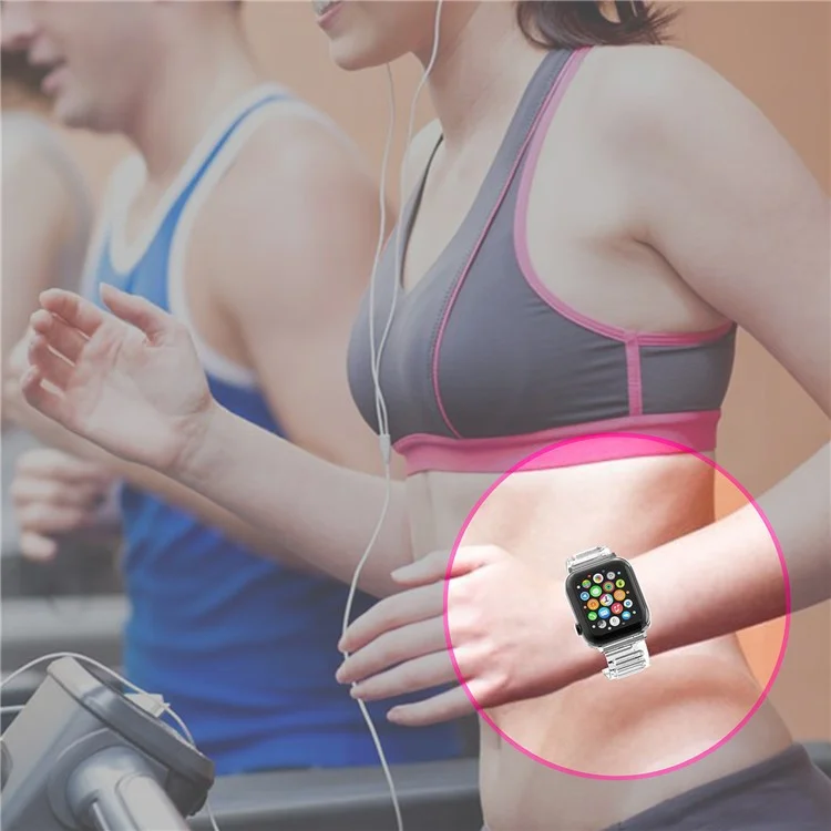 Softband TPU de rechange für Apple Watch Series 10 42mm / 9 8 7 41mm / 6 5 4 SE SE (2022) SE (2023) 40mm / 3 2 1 38mm - Transparent 