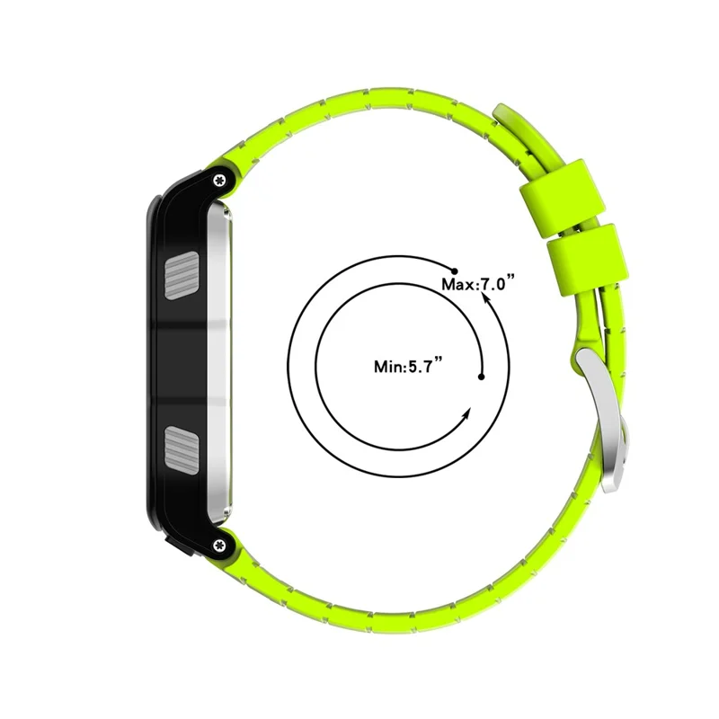 Blød silikoneskærm til ur med 2 skruetrækkere til Garmin Forerunner 920XT - Limegrøn