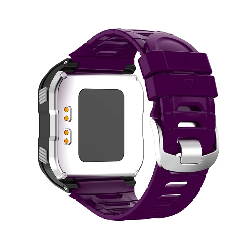 Soft Silicone Wristband Watch Strap with 2 Screwdrivers for Garmin Forerunner 920XT - Dark Purple
