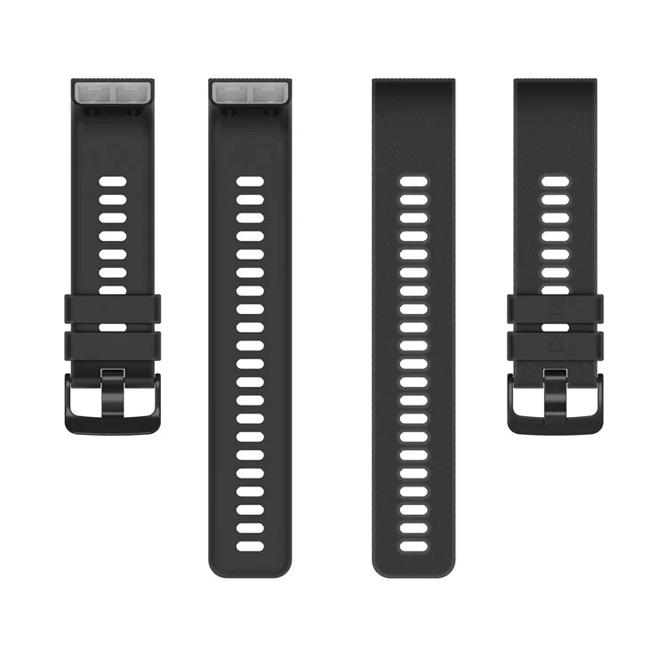 Pulseira de silicone para Garmin Forerunner 35 / 30 Ajustável com fivela preta - Preto