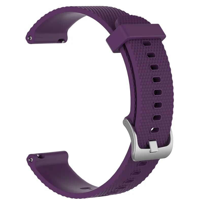 Banda de Reloj de Silicona Texturizada Para Huawei Watch GT2 42 Mm, Tamaño: L - Violeta