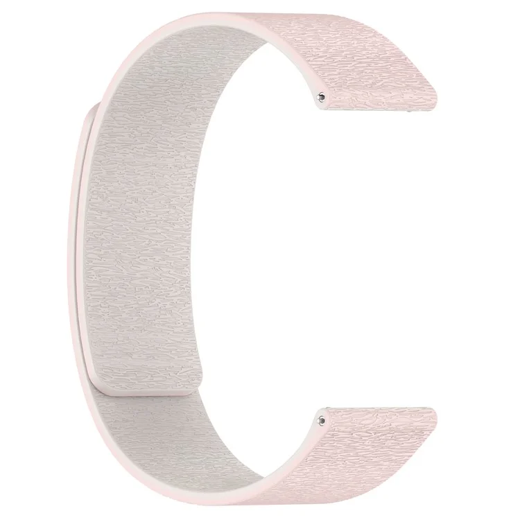 Armband für Huawei Watch GT 5 Pro / GT 5 / GT 4 / GT 3 / GT 2 46mm Wolken-Holzmaserung Universal 22mm Silikon Magnetband - Rosa+Sternenlicht