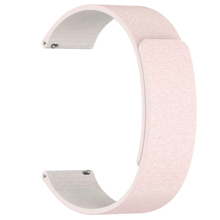 Armband für Huawei Watch GT 5 Pro / GT 5 / GT 4 / GT 3 / GT 2 46mm Wolken-Holzmaserung Universal 22mm Silikon Magnetband - Rosa+Sternenlicht