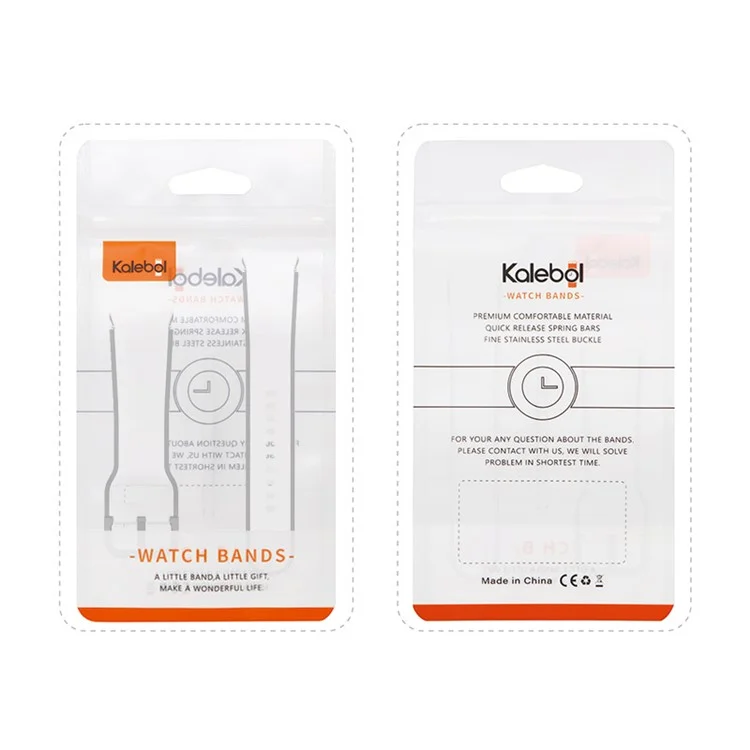 KALEBOL Dual Color Silicone Strap for Samsung Galaxy Watch7  /  Watch FE 40mm  /  Watch6  /  Watch 5 Watch Band - White+Black