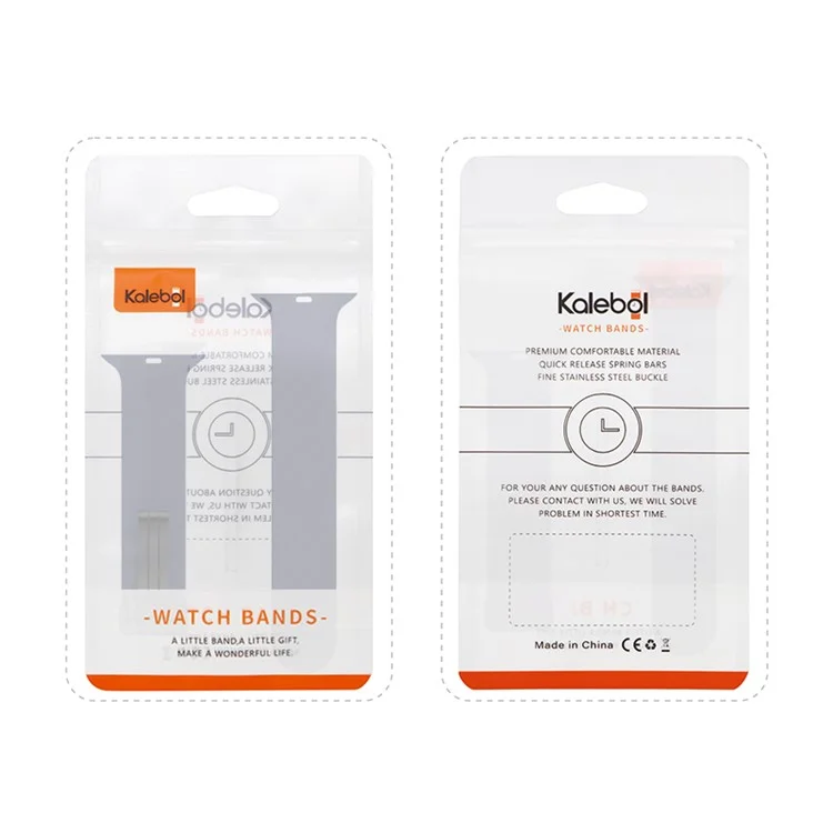 KALEBOL Magnetic Silicone Strap for Apple Watch Series 10 9 8 7 SE 6 5 4 3 2 1 42mm 41mm 40mm 38mm Carbon Fiber Texture Watch Band - Orange