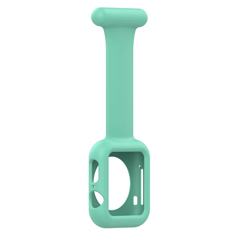 KALEBOL Watch Strap with Brooch Pin for Apple Watch Series 10 9 8 7 SE 6 5 4 3 2 1 42mm 41mm 40mm 38mm Silicone Watch Band - Teal
