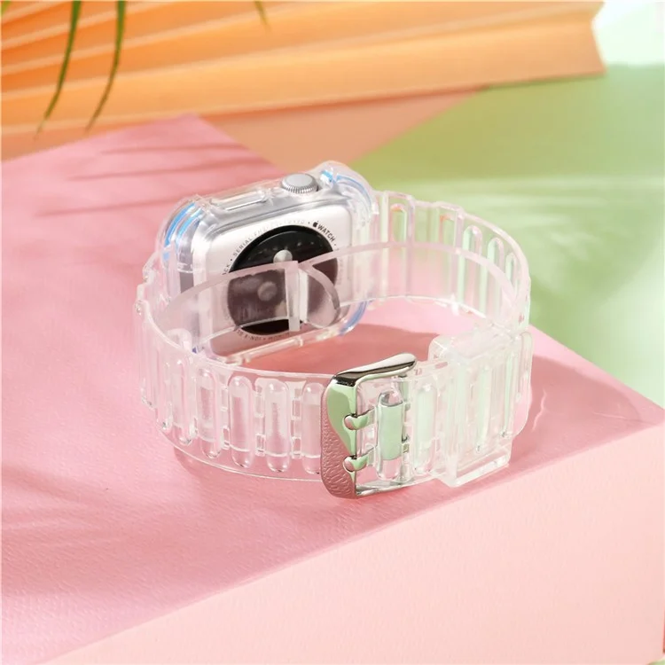 Cinturino di ricambio in TPU morbido per smartwatch per Apple Watch Series 9 8 7 41mm / 6 5 4 SE SE (2022) SE (2023) 40mm / 3 2 1 38mm - Giallo