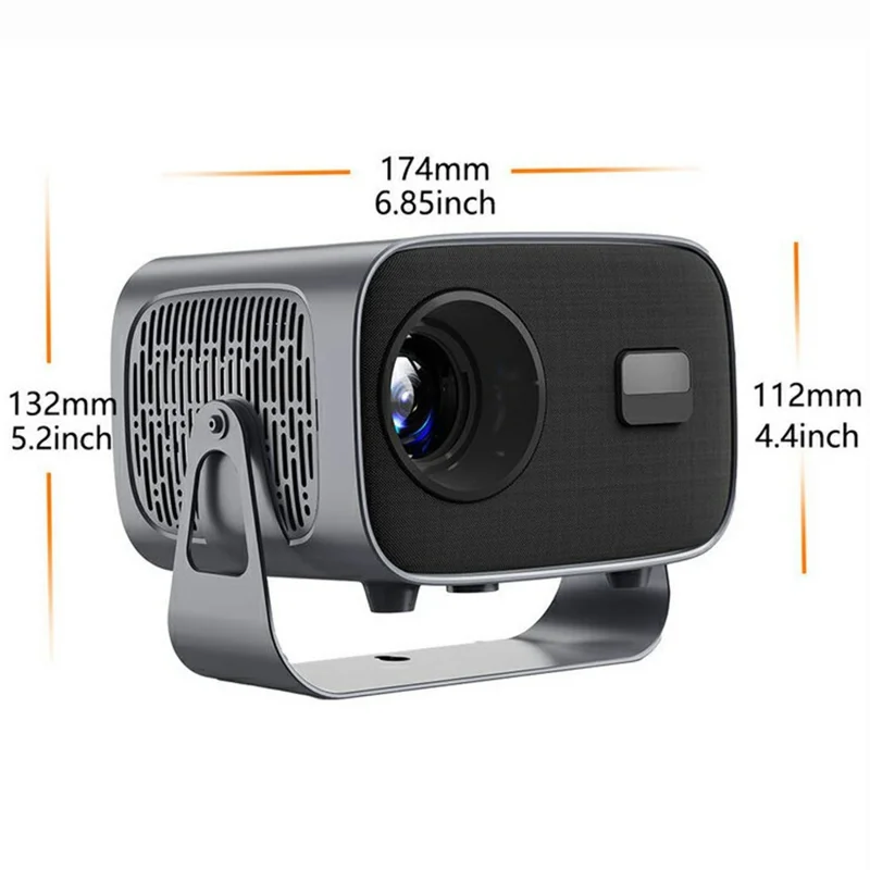 A10 720P (1280x720) Portable Projector Home Min Electric Focus Adjustment HD Projector - US Plug