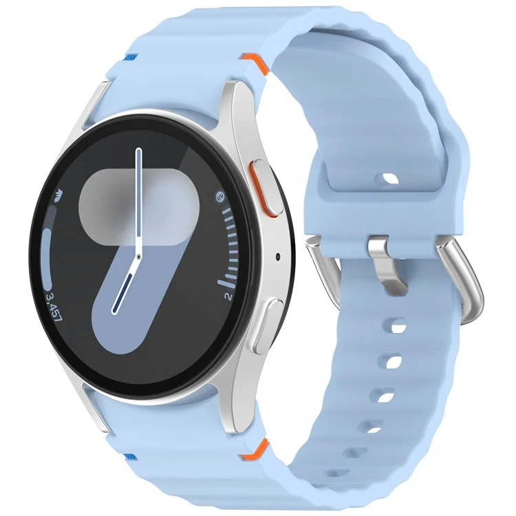 Cinturino in silicone per Samsung Galaxy Watch7 / Watch FE / Watch6 / Watch5 / Watch4 Cinturino di ricambio - Blu baby