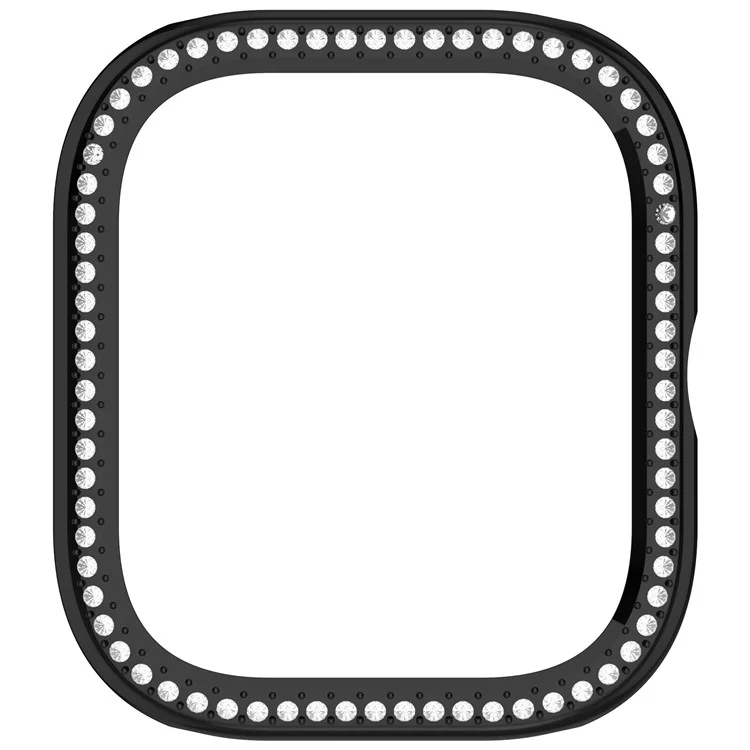 Caja de reloj de PC para Xiaomi Redmi Watch 5 / Watch 5 Esim / Watch 4 Decoración con Cristales Protectora - Negro