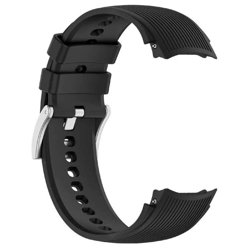 Silicone Watch Strap For Oppo Watch X2 / X / OnePlus Watch 3 46mm / 2 / 2R Replacement Wristband - Black