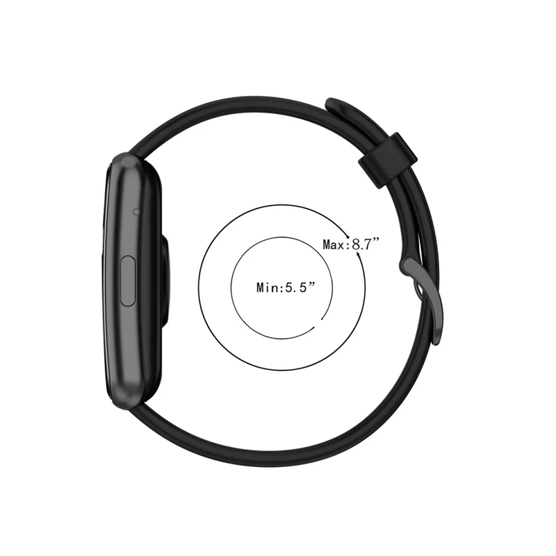 Correa de reloj de silicona de color liso para Huawei Watch Fit Special Edition B39 / (TIA-B09 / TIA-B19) - Rosa claro