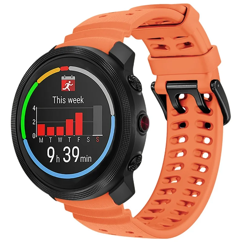 Per Polar Vantage M3 Cinturino di Ricambio in Silicone Regolabile - Arancione
